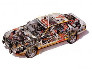 Audi 200 Quattro Group A Rally Car 1987 года 